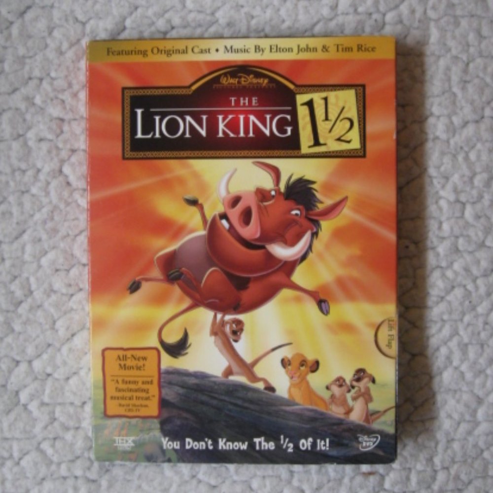 4/$15 Walt Disney The Lion King 1 1/2 DVD
